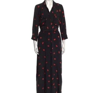 L’agence silk Cameron maxi shirtdress S